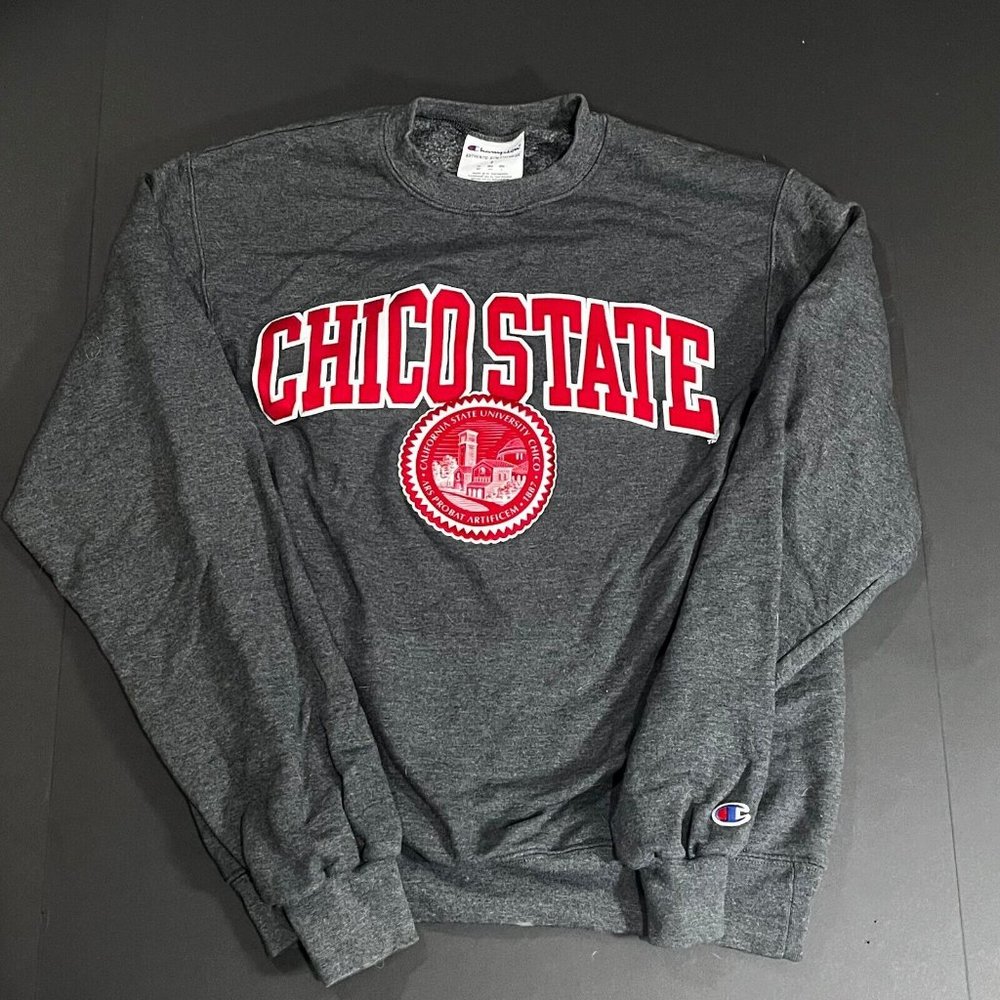 Chico State University Crew Neck Sweater Mens Small Champion Sweatshirt Sz Small